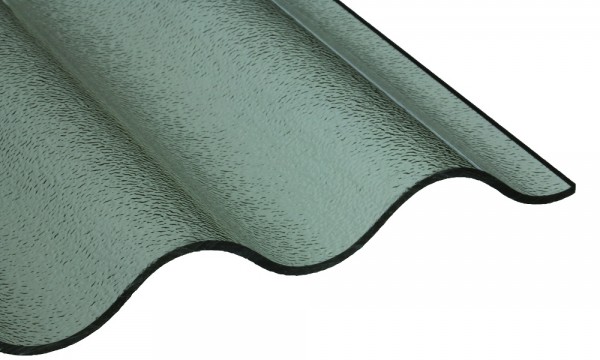 Acryl Wellplatte, Braun-Bronze C-Struktur 3 mm, 76/18 Sinus